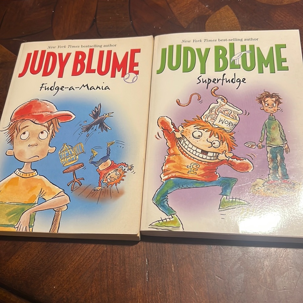 Judy Blume books-Superfudge and Fudge-a-Mania